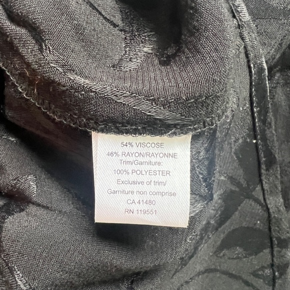 Black Blouse M Gentle Fawn Collette Top - Picture 5 of 5